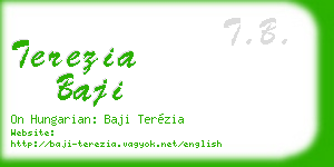 terezia baji business card